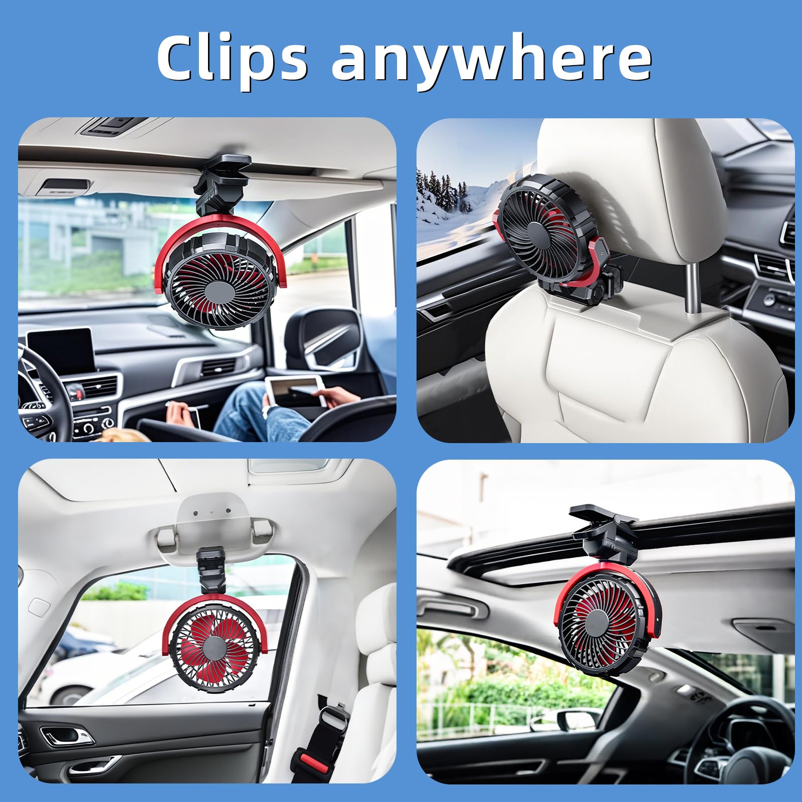 NIFBANG silicone cushioned clip protects surfaces while holding firmly.