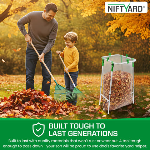NiftYard versatile outdoor tool for camping and parties.