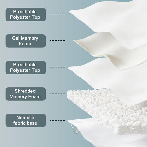 NightHug down-alternative plush layer adds cloud-like softness under the sheets