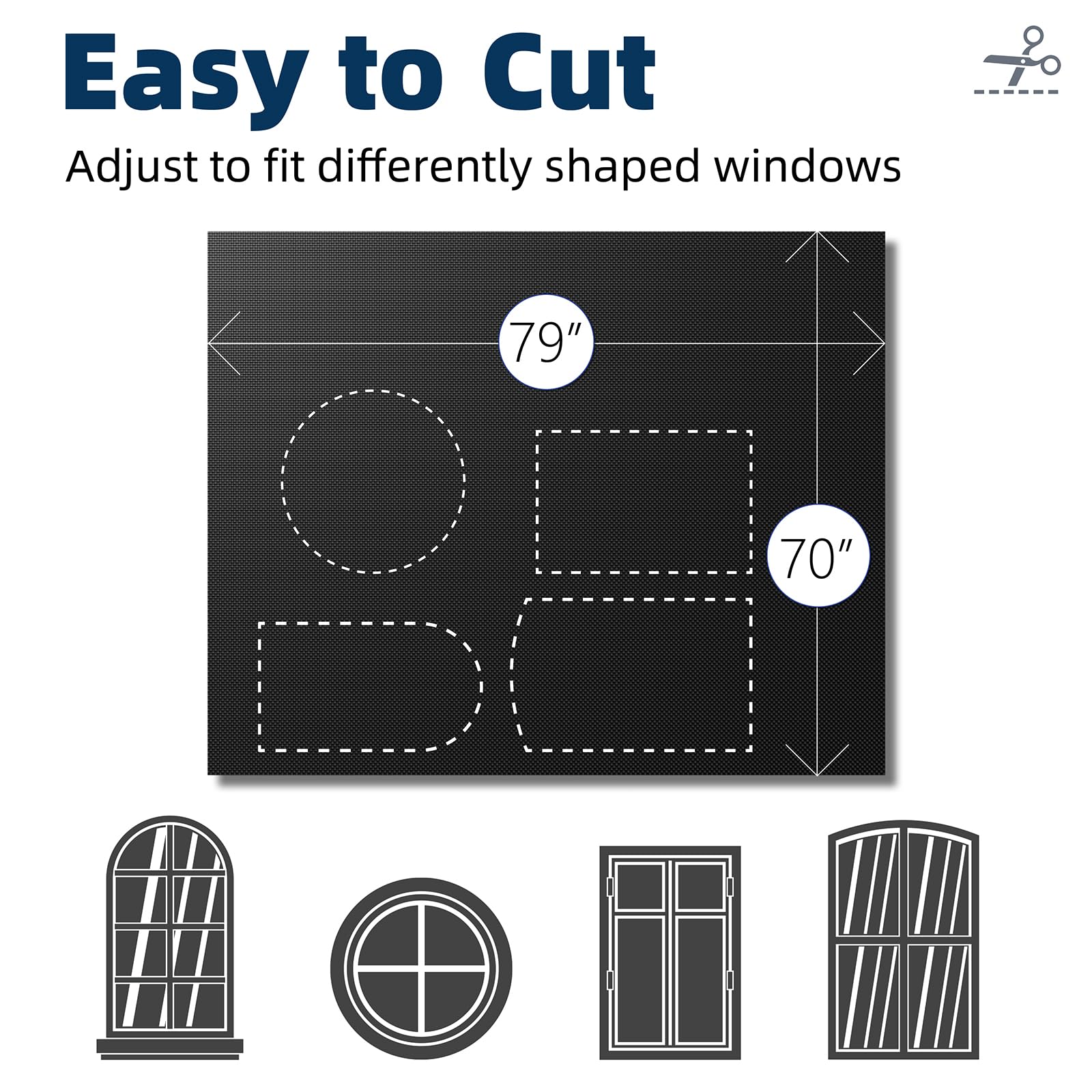 NIGHTON blackout curtains suited for travel and RV living spaces