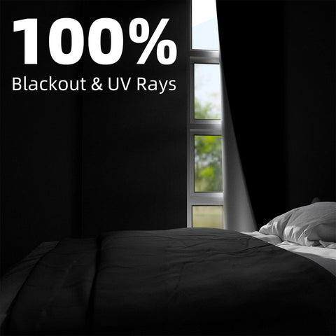 NIGHTON curtains with upgraded hook-and-loop tape for easy, residue-free mounting.