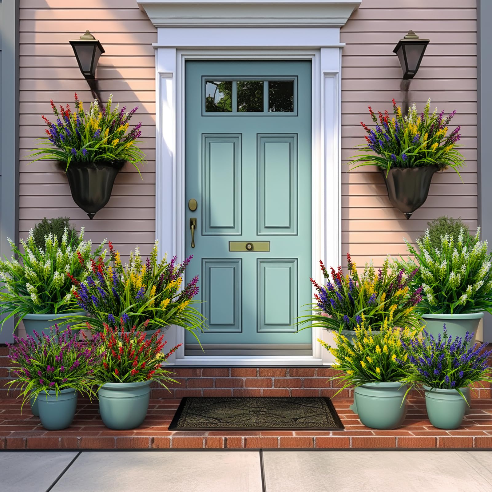 Nigirior uv-resistant artificial flowers endure outdoor conditions beautifully
