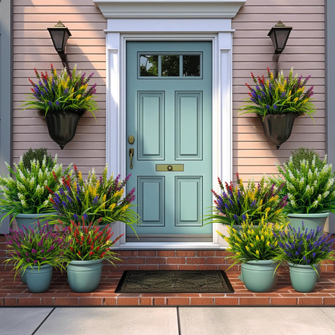 Nigirior uv-resistant artificial flowers endure outdoor conditions beautifully