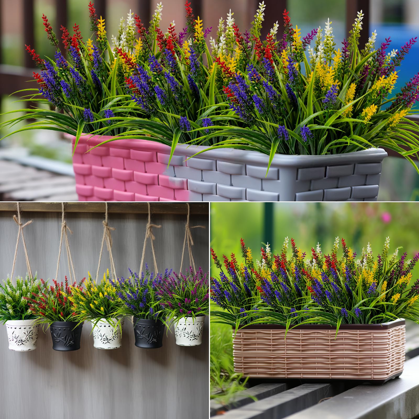 Nigirior verandah decor artificial flowers brighten porches year-round