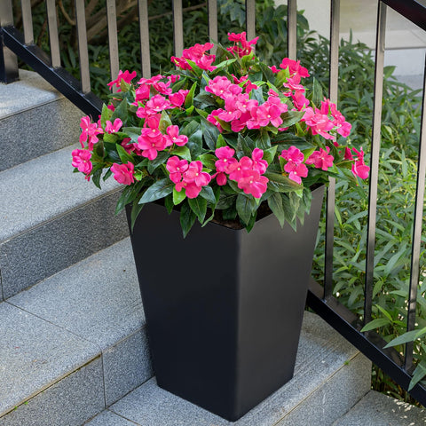 Nigirior fake impatiens for porch decor that stays vibrant year-round.