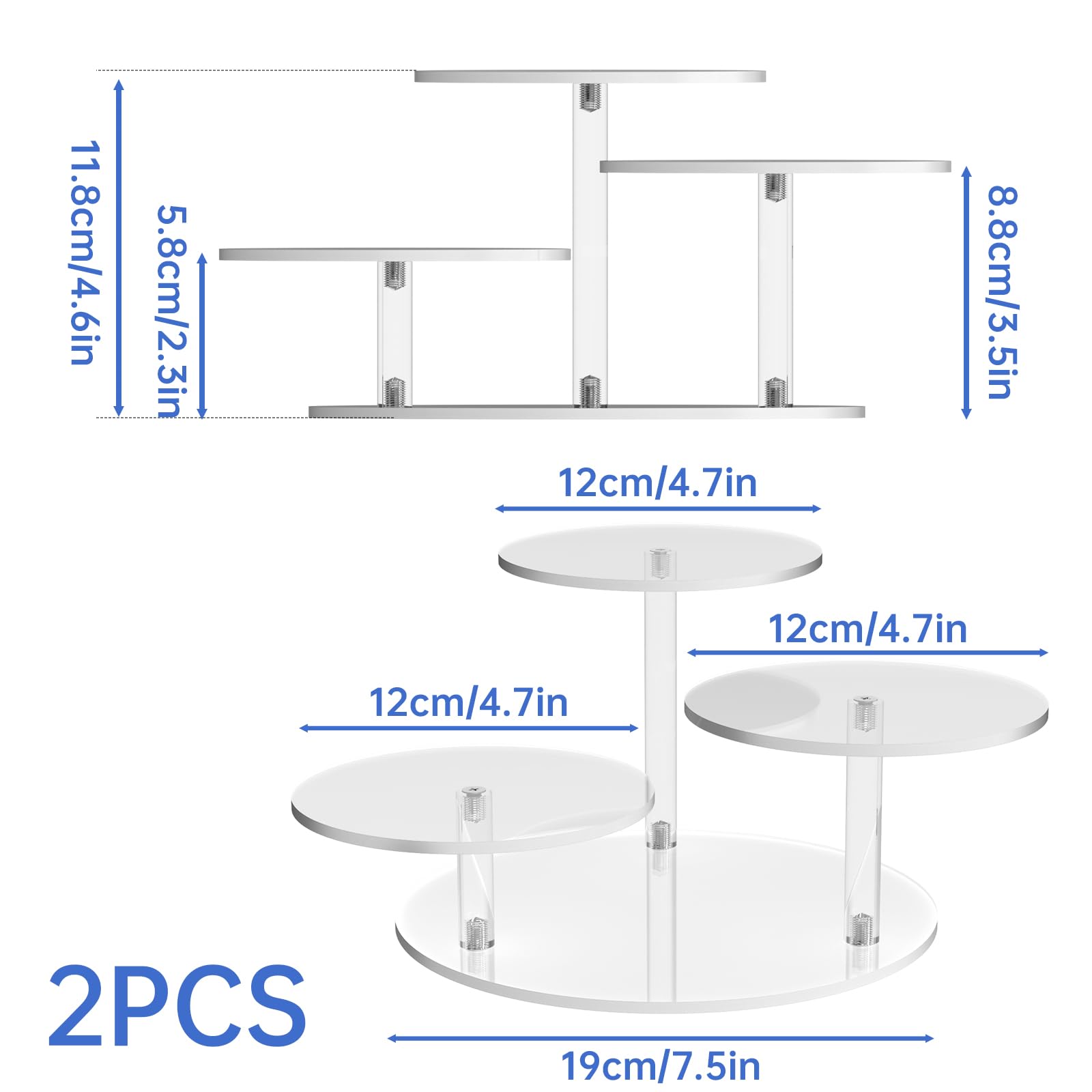 NiHome desktop plant and perfume riser creates visual elevation.