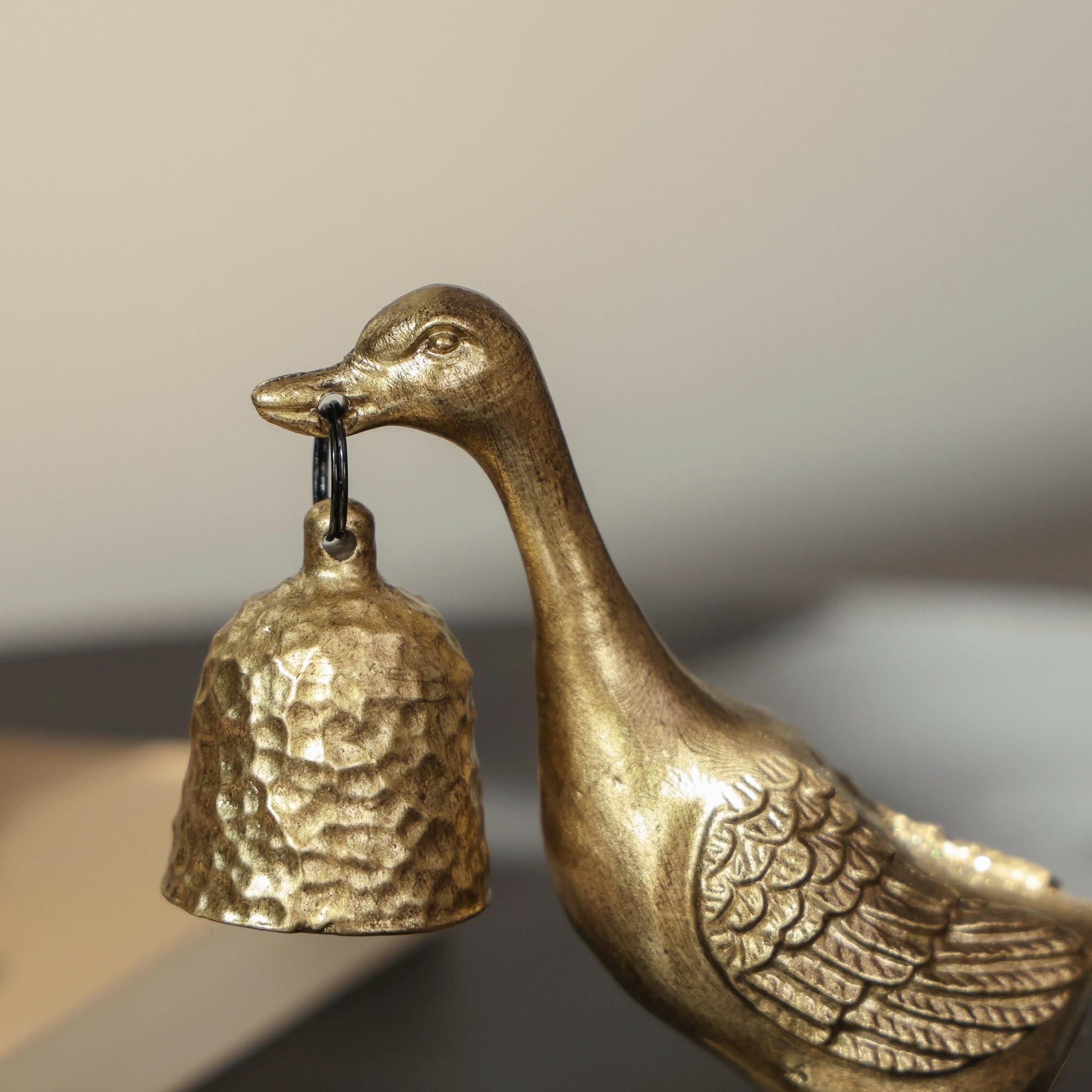 NIKKY HOME Gold Candle Snuffer decor display on mantel or shelf