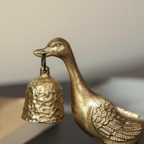 NIKKY HOME Gold Candle Snuffer decor display on mantel or shelf