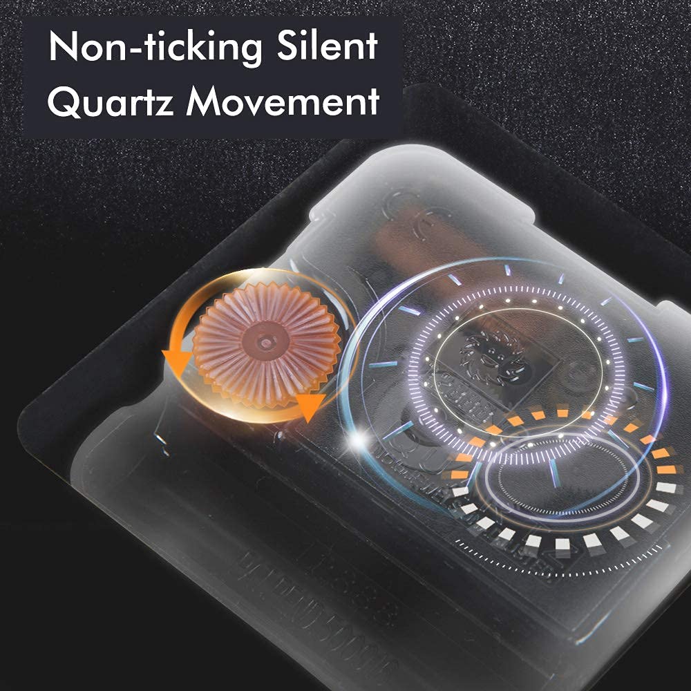 NIKKY HOME easy-read-numbers enhances quick time-checks in kitchens and living rooms.