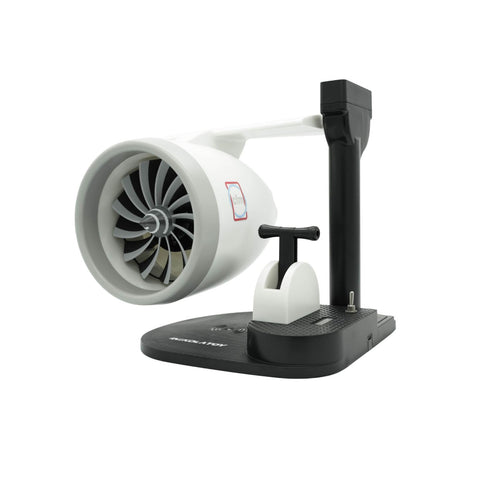 NIKOLATOY JetFan 2.0 serves as a striking desk decor piece for offices.