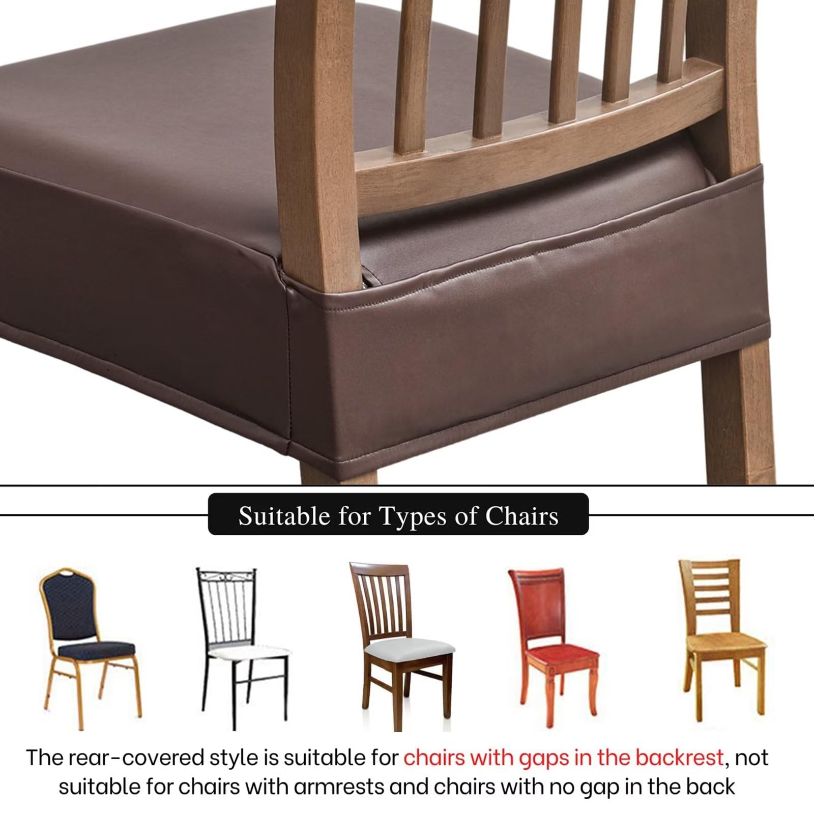 NILUOH chair-seat cover fitted on chair for protection