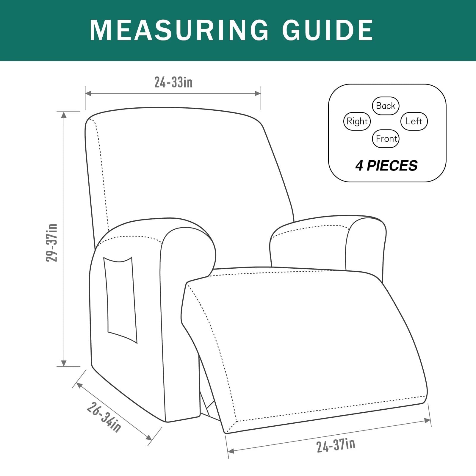 NILUOH machine-washable recliner cover simplifies care after spills.