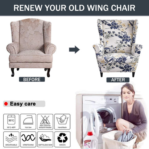 NILUOH slipcover installation guide for quick, easy chair makeover