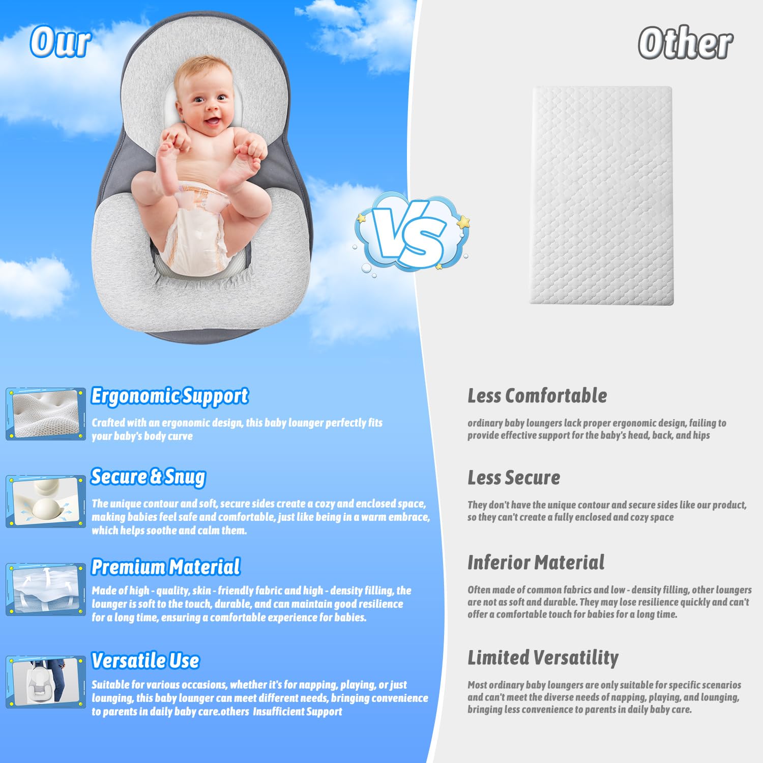 Niluto feeding pillow angle adjustment for ergonomic nursing sessions.
