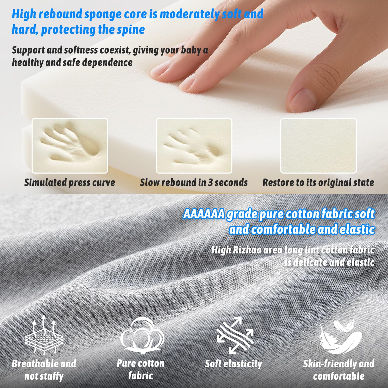 Niluto feeding pillow multi-stage use grows with baby.