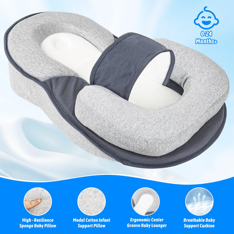 Niluto feeding pillow size 60x40x28cm for stable daily use.