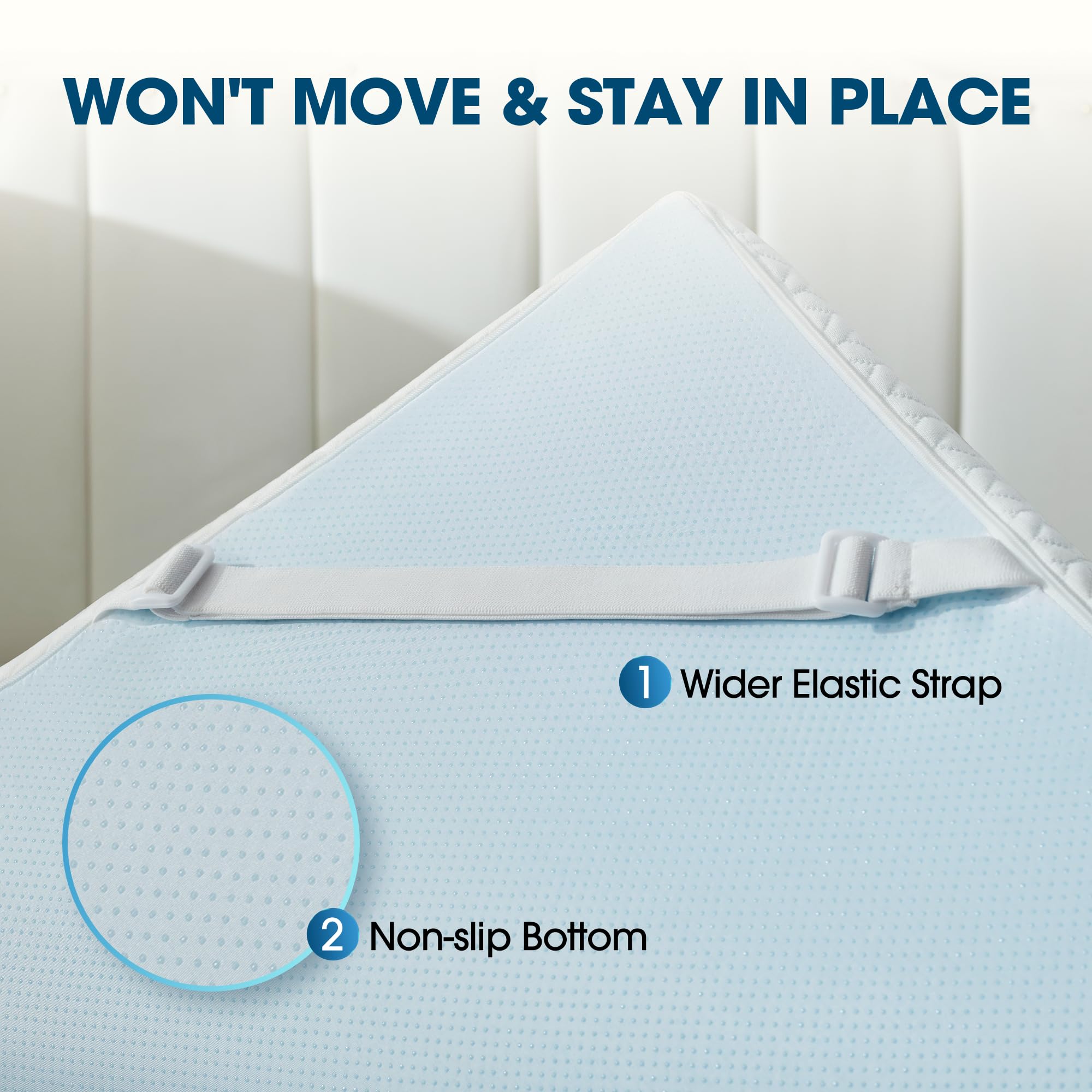 Ninemoon washable protector makes cleanup quick and simple.