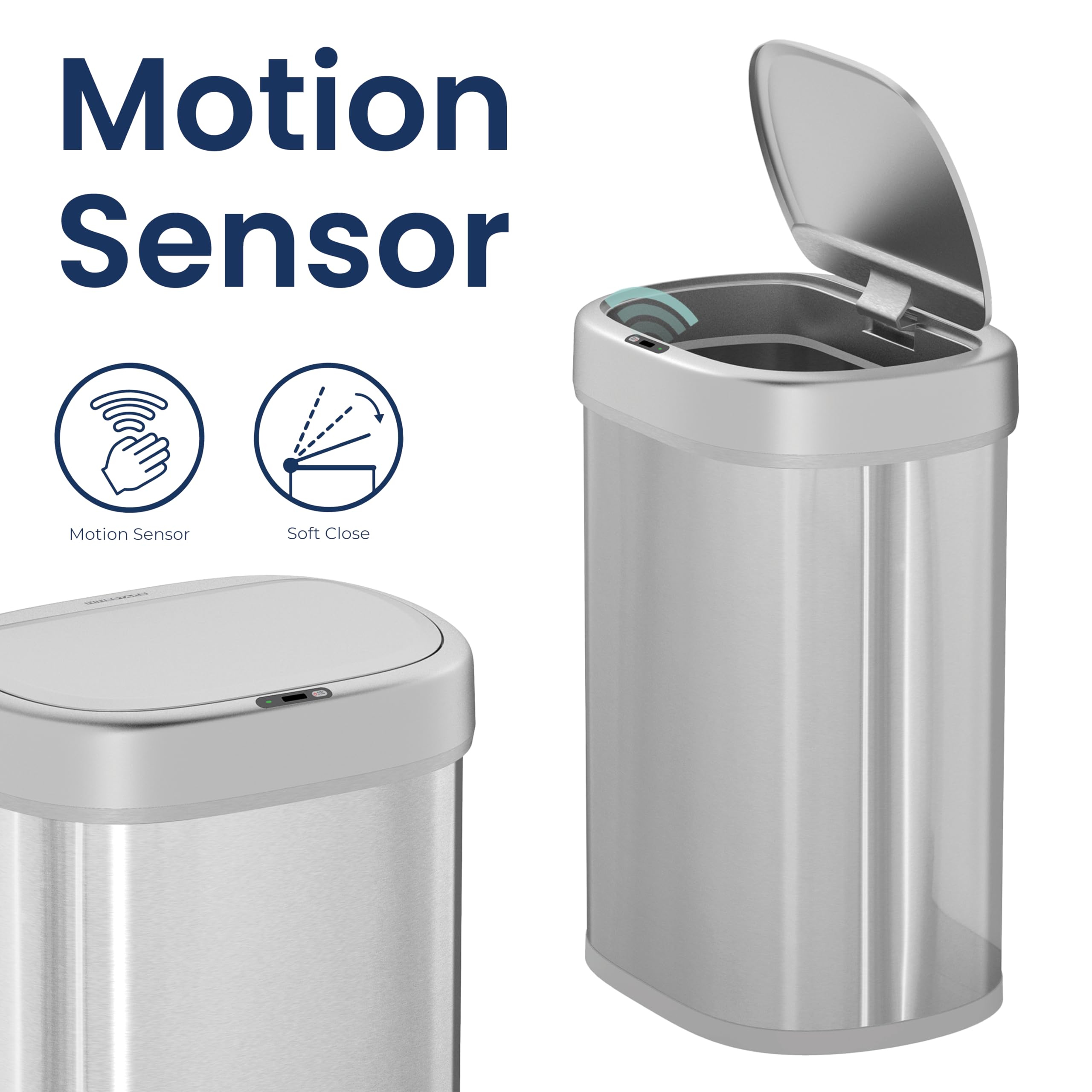 Ninestars DZT-80-24 infrared sensor detects movement to reduce battery use.