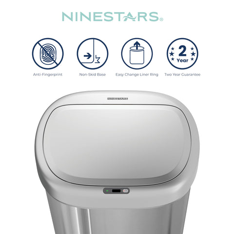 Ninestars DZT-80-24 removable ring liner keeps bags secure and tidy.