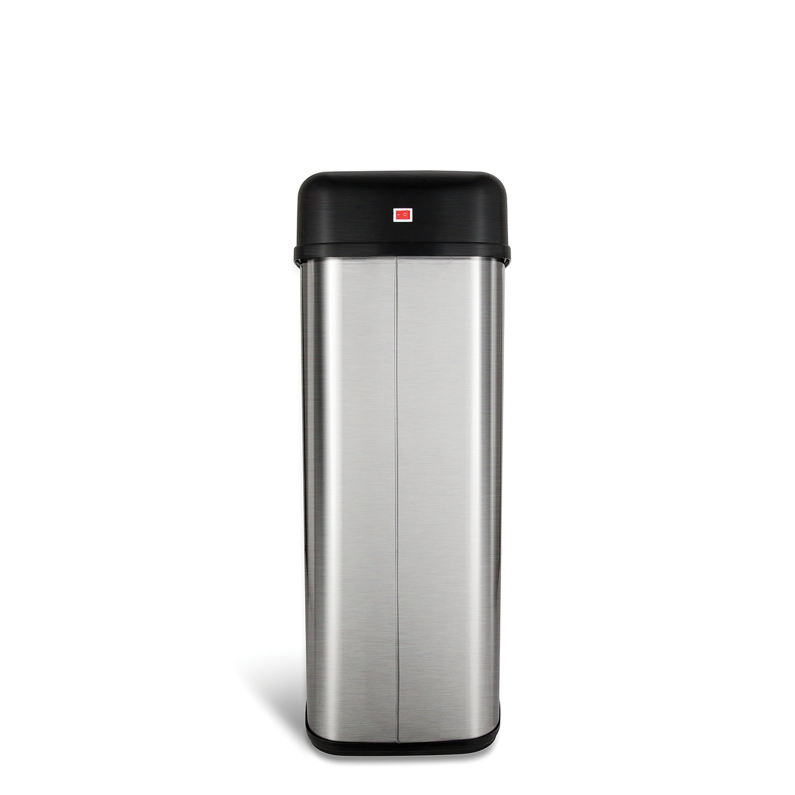 Ninestars DZT-50-6 removable bag ring keeps trash neat.