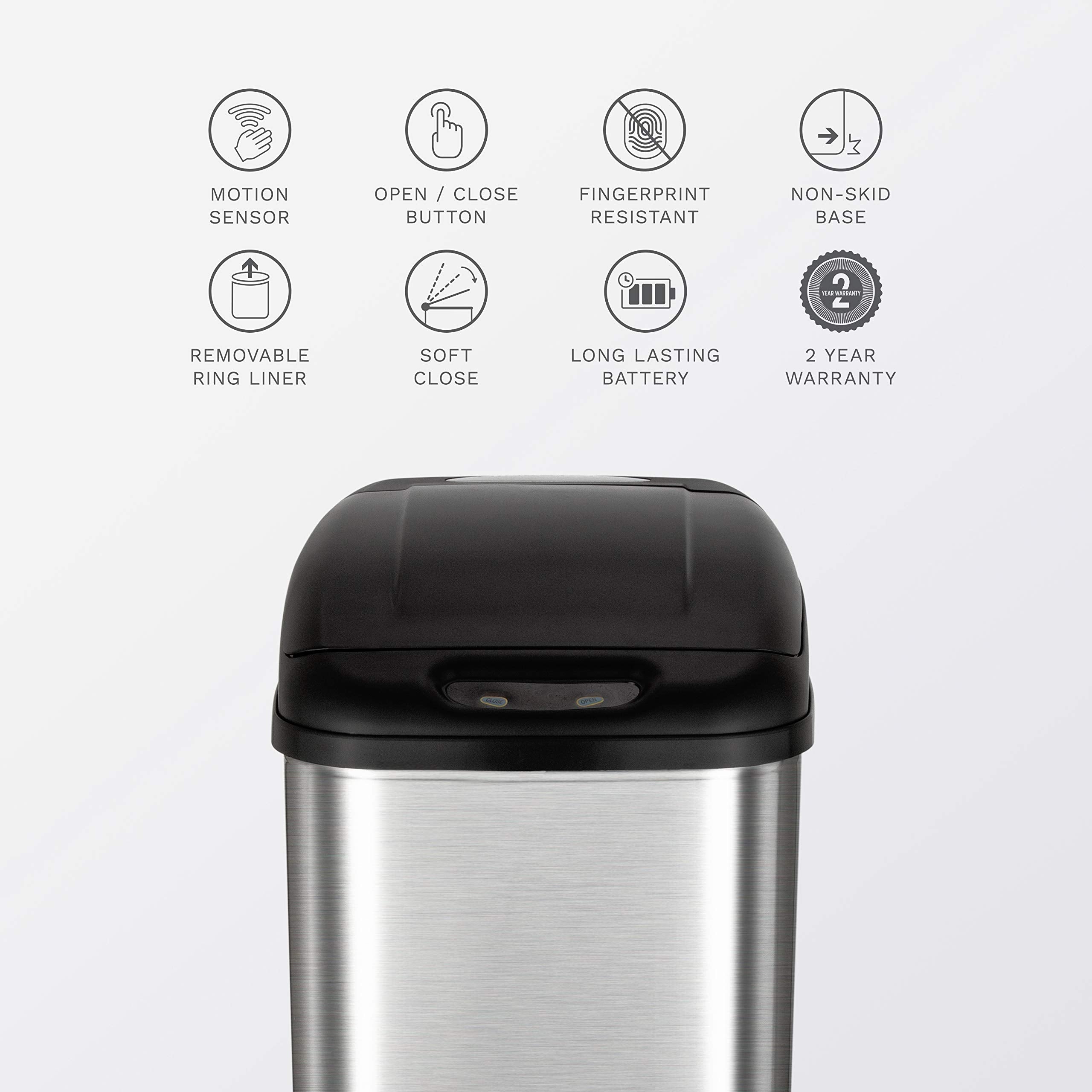 Ninestars DZT-50-6 stainless steel body resists fingerprints and spills.
