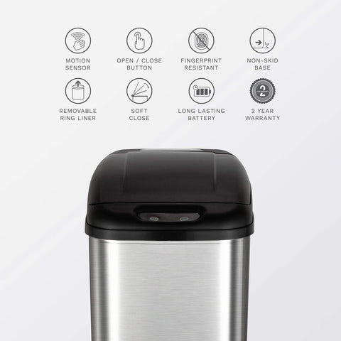 Ninestars DZT-50-6 stainless steel body resists fingerprints and spills.