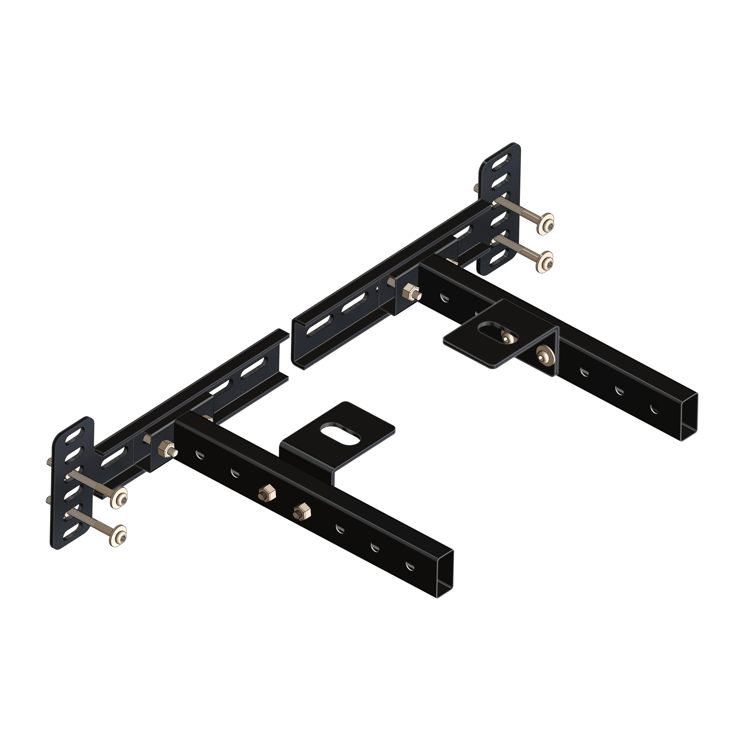 NINESTYLE headboard brackets for twin bed frame with adjustable fit.