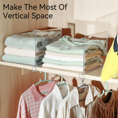 Versatile Ninonly dividers fit bookshelves, pantries, and office shelves.