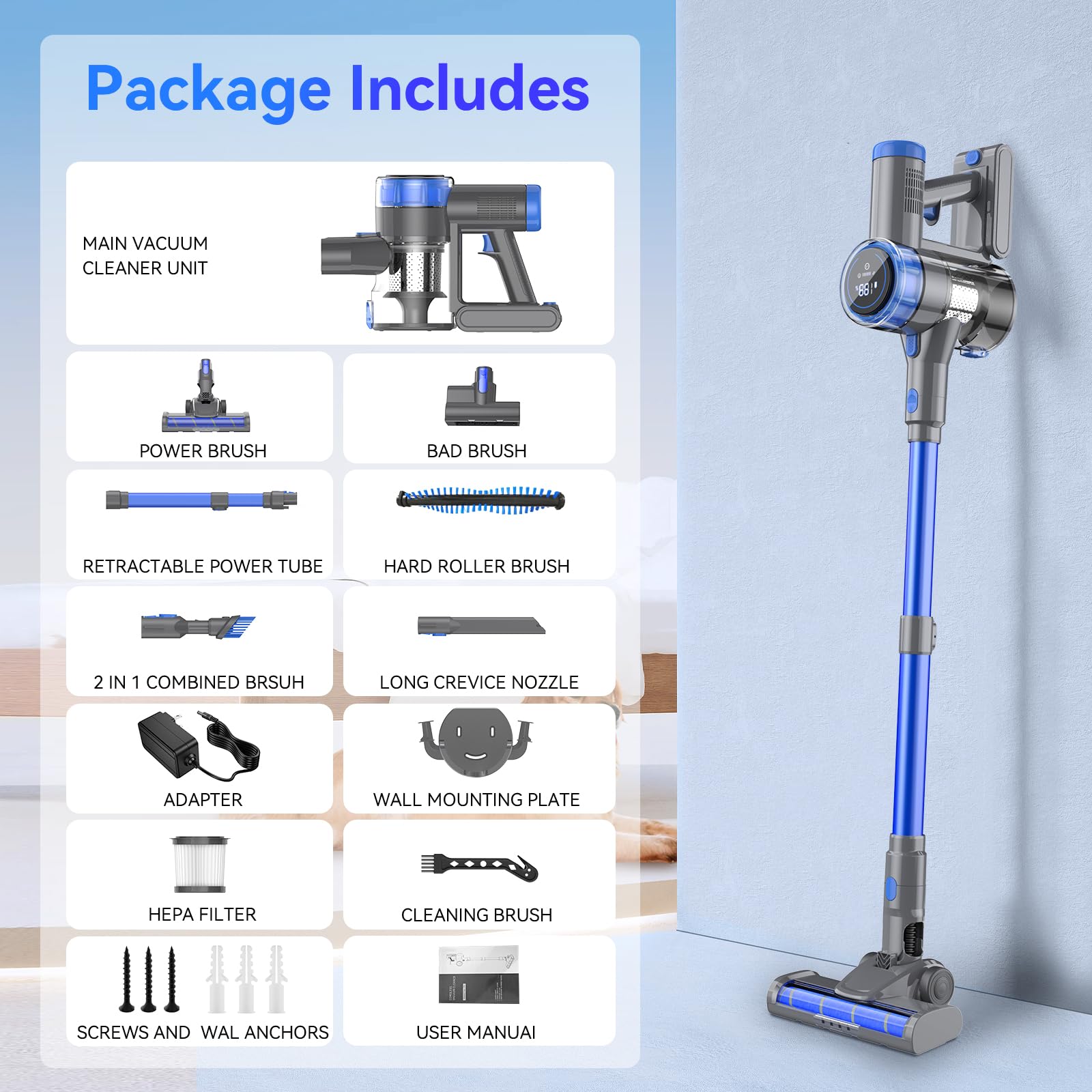 Nioga attachments and tools provide versatile options for home cleaning.