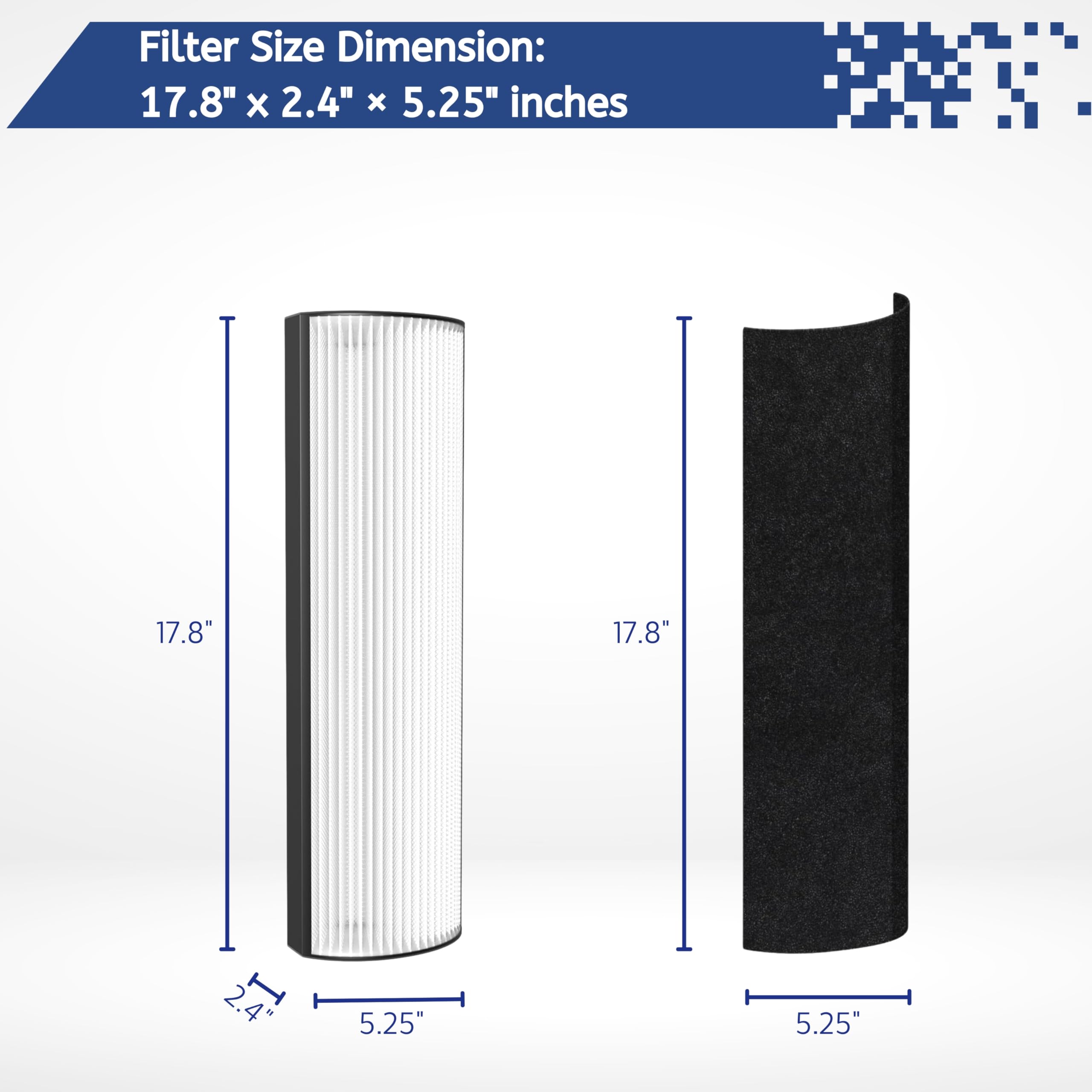 Nispira filter construction detail showcases durable fit for PureZone Elite.