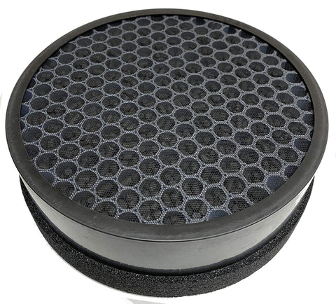 Nispira compatibility label confirms fit with the hOmeLabs compact purifier.