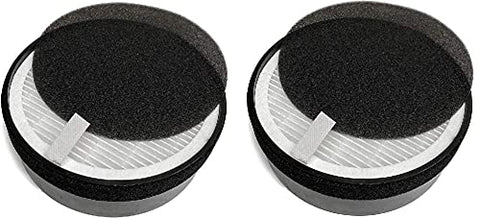 Nispira two pack HEPA filter box ready for quick replacement in compact purifiers.