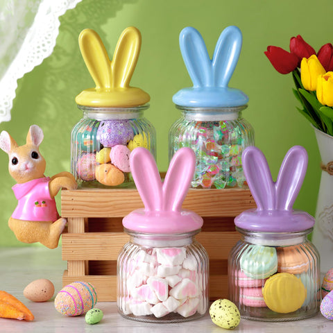 Nitial Easter bunny jar gift-pack ready for Easter gifting