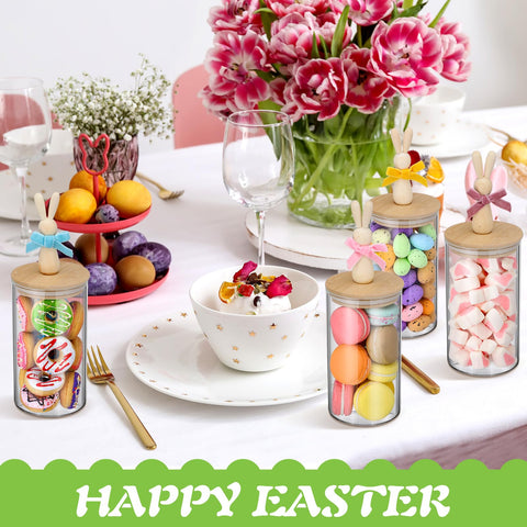 Nitial bunny jar makes a thoughtful Easter gift idea.