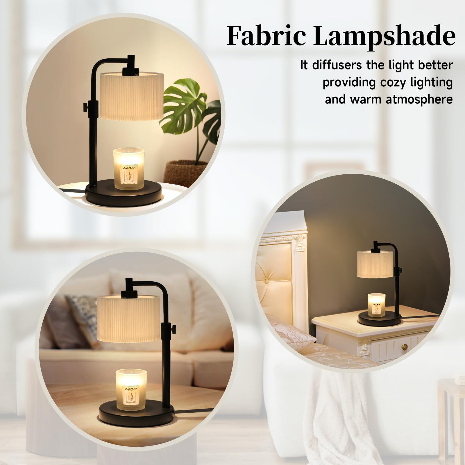 NITOWOLF Candle Warmer Lamp, gift ready packaging and stylish design