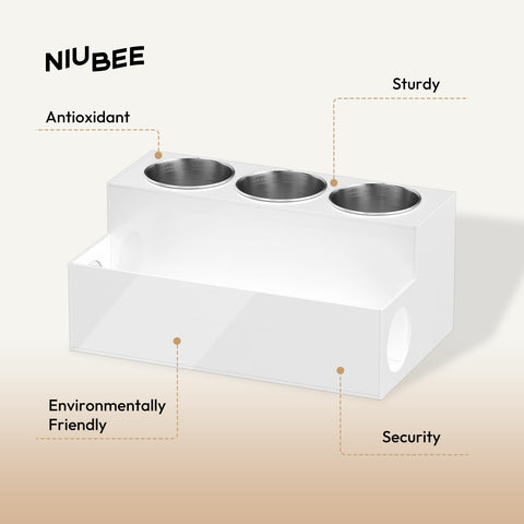 NIUBEE acrylic hair tool organizer gift-ready packaging