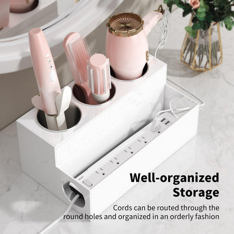 NIUBEE acrylic makeup brushes slot enables easy access for quick grooming