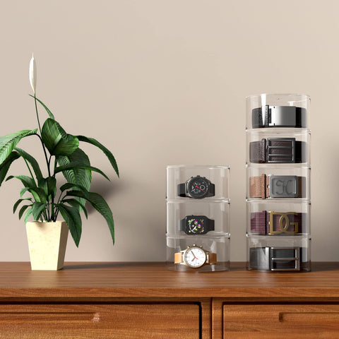 Multi-purpose NIUBEE storage for belts, watches and jewelry