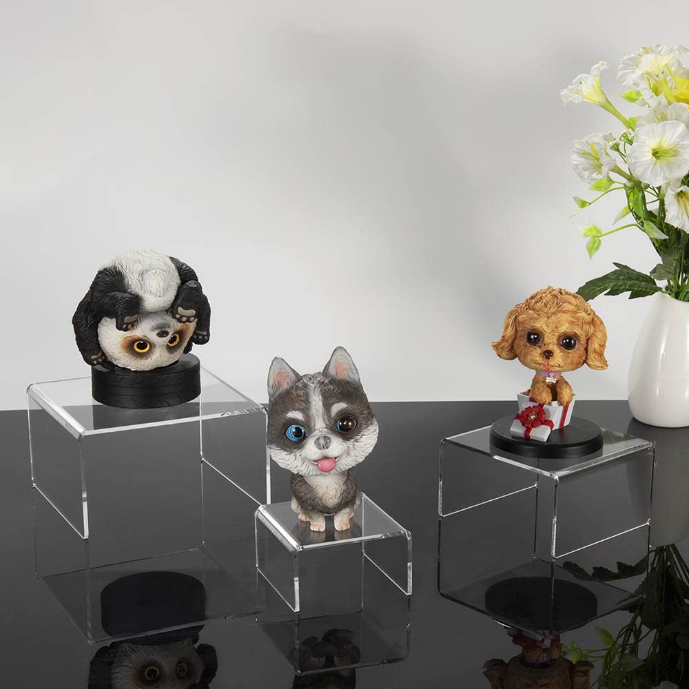 NIUBEE funko pop figure display enhances shelves with near-invisible support.