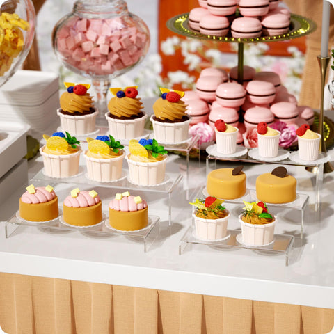 NIUBEE gift-ready display risers for collectors and crafters.