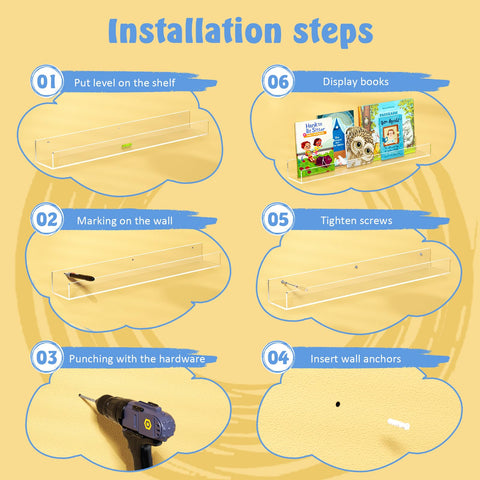 NIUBEE 2-pack keeps growing collections visible while maintaining a clean home.