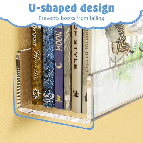 NIUBEE reinforced stability with extra screw holes supports heavier books and toys.