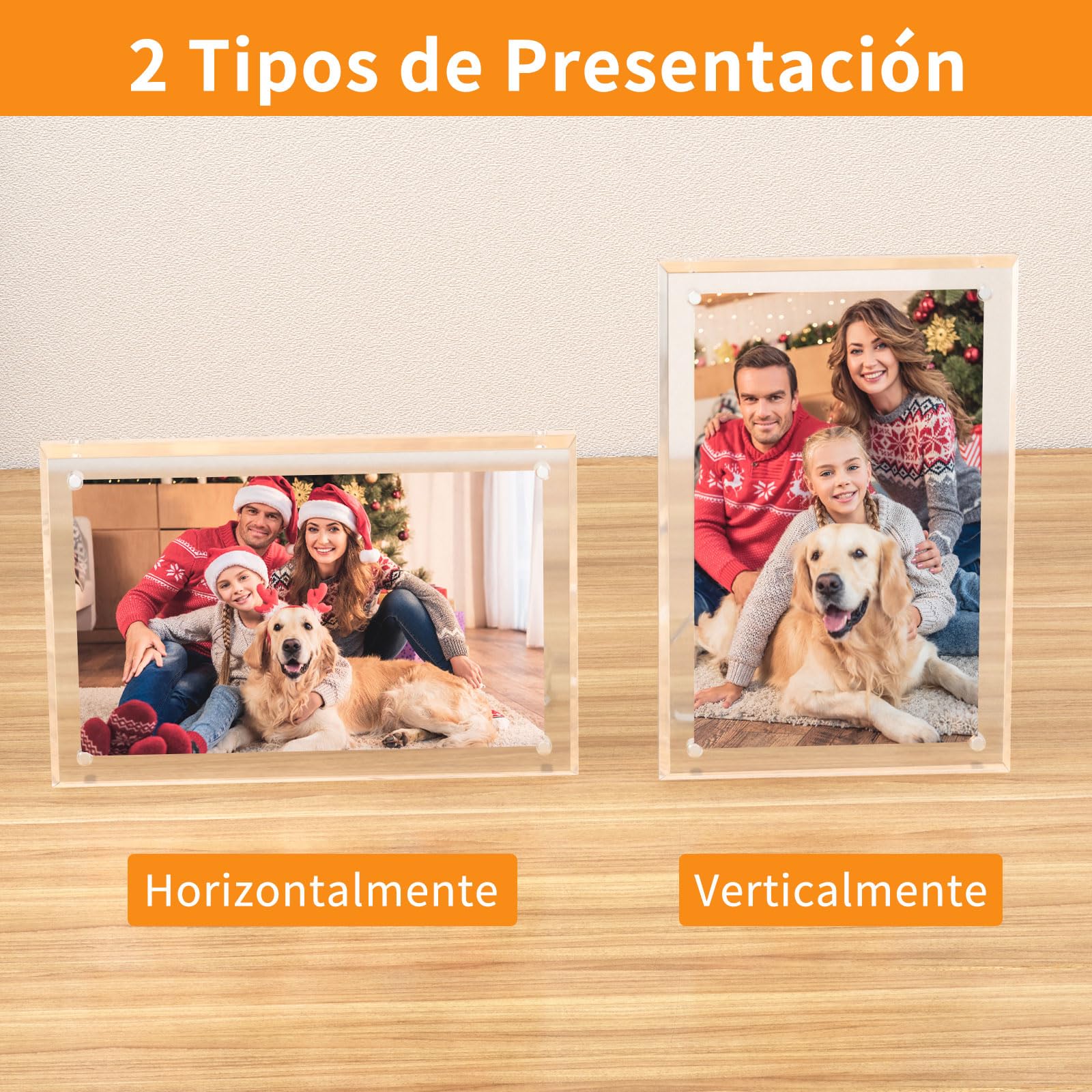 NIUBEE shatter-resistant acrylic frame safe for homes with kids and pets.