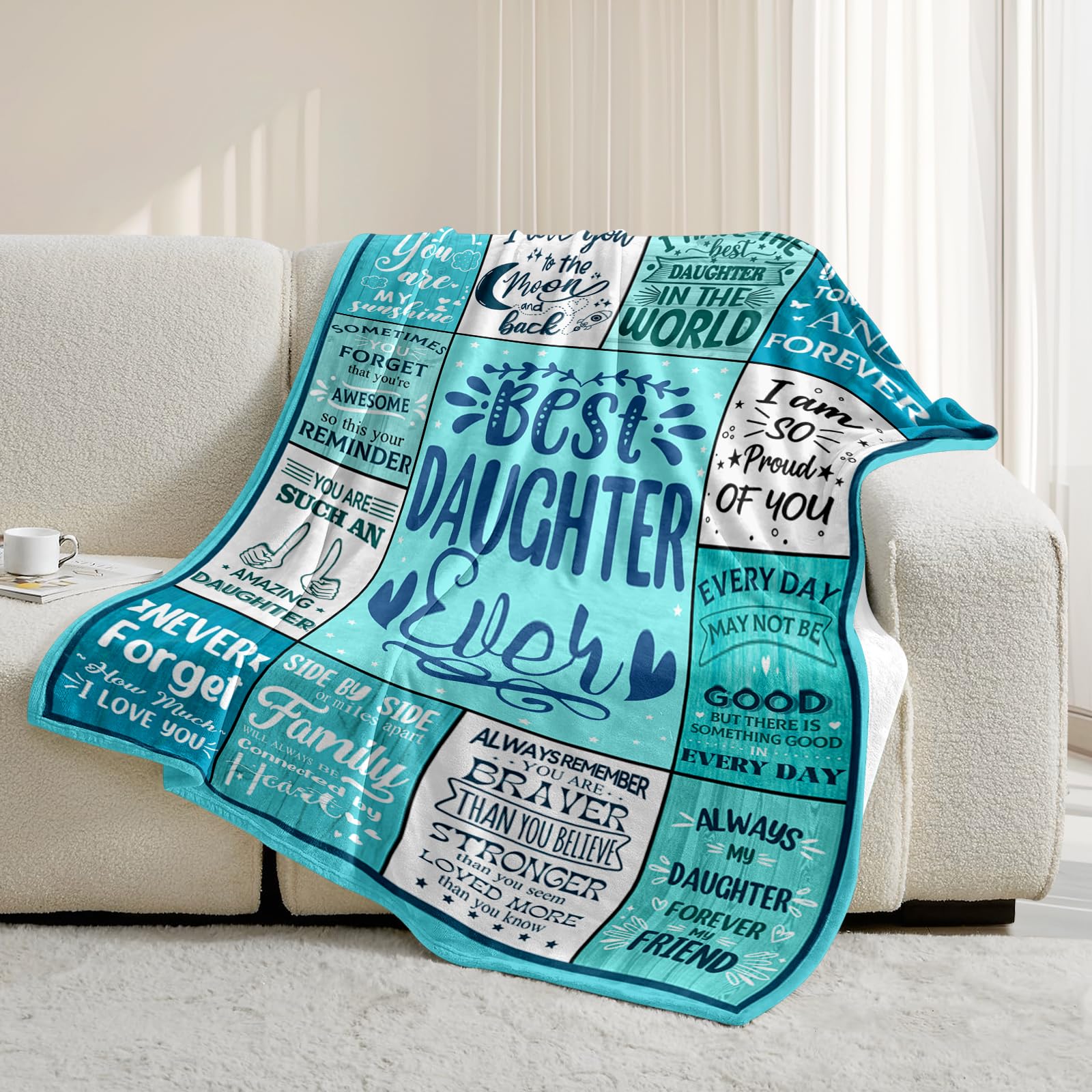 Bedroom scene shows warmth and easy care NIVAY blanket