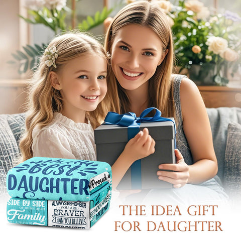 NIVAY daughter blanket draped over sofa for warm decorative value