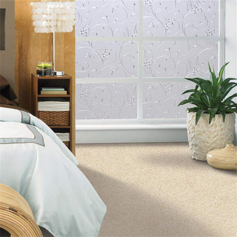 Niviy static cling window film provides adhesive-free, easy installation