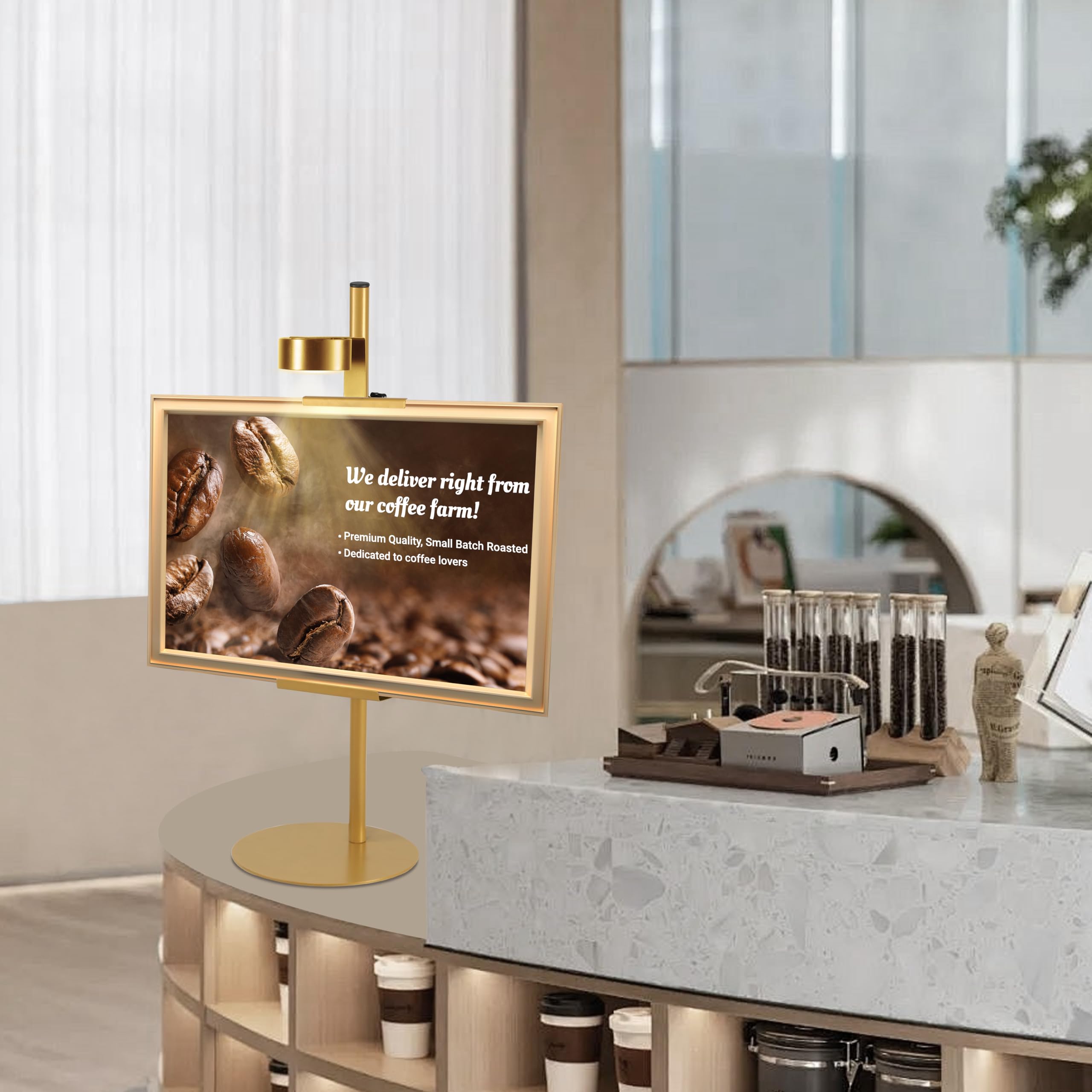 NKJIH 13 RGB poster lights offering dynamic accent options for displays.