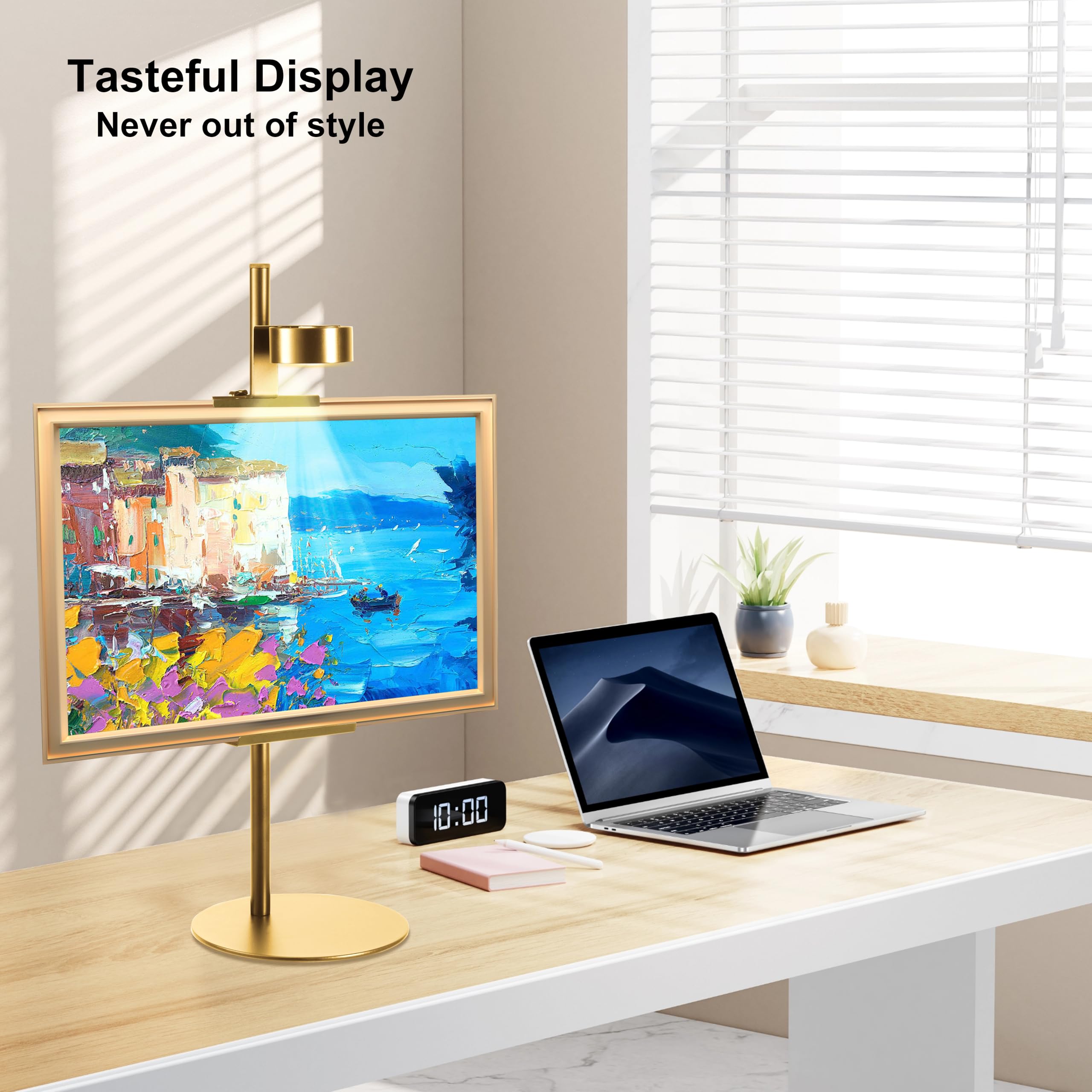 NKJIH anti-rust matte metal base providing stable support for daily use.