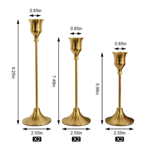 NLBTW candle holder with non-slip base keeps the display steady on any surface.