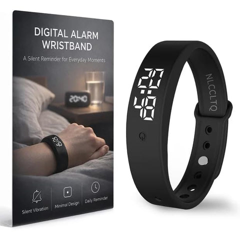  NLCCLTQ effective alarm watch display shows time clearly for quick daily planning